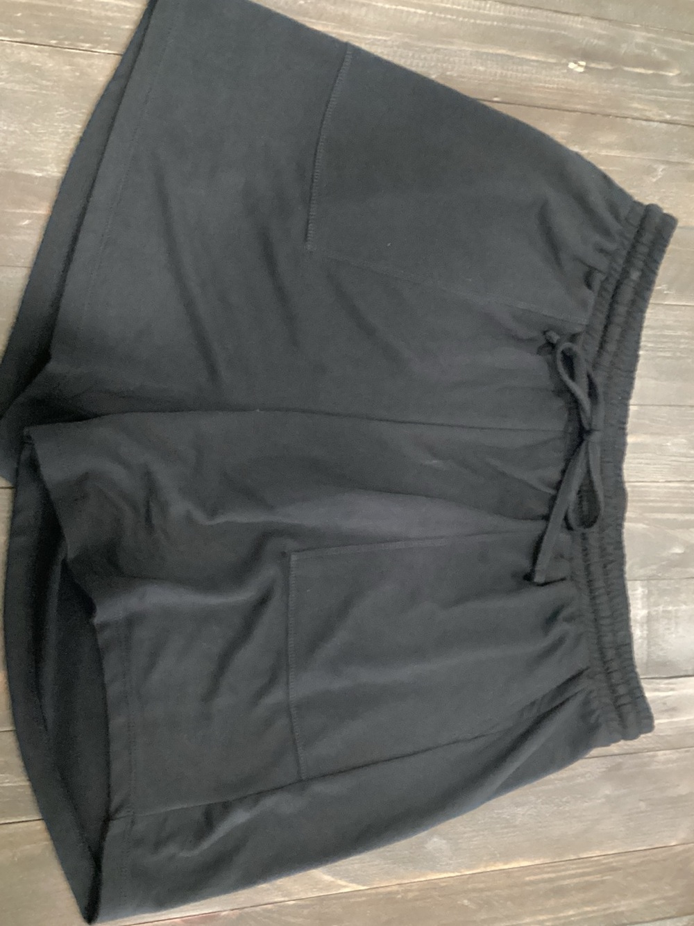 Zenana Outfitters Black Drawstring Athletic Shorts